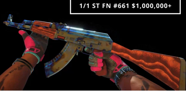 100万ドル超で取引されたと報じられたCS2のAK-47スキン
