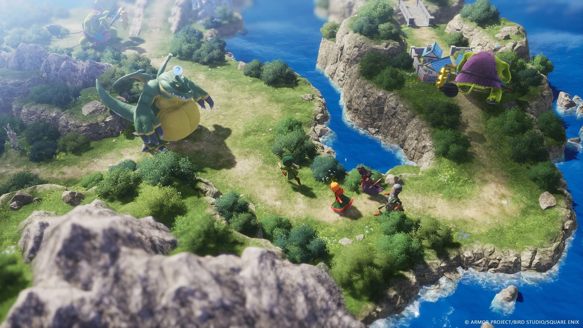 『ドラゴンクエストVII Reimagined』のフィールド画面