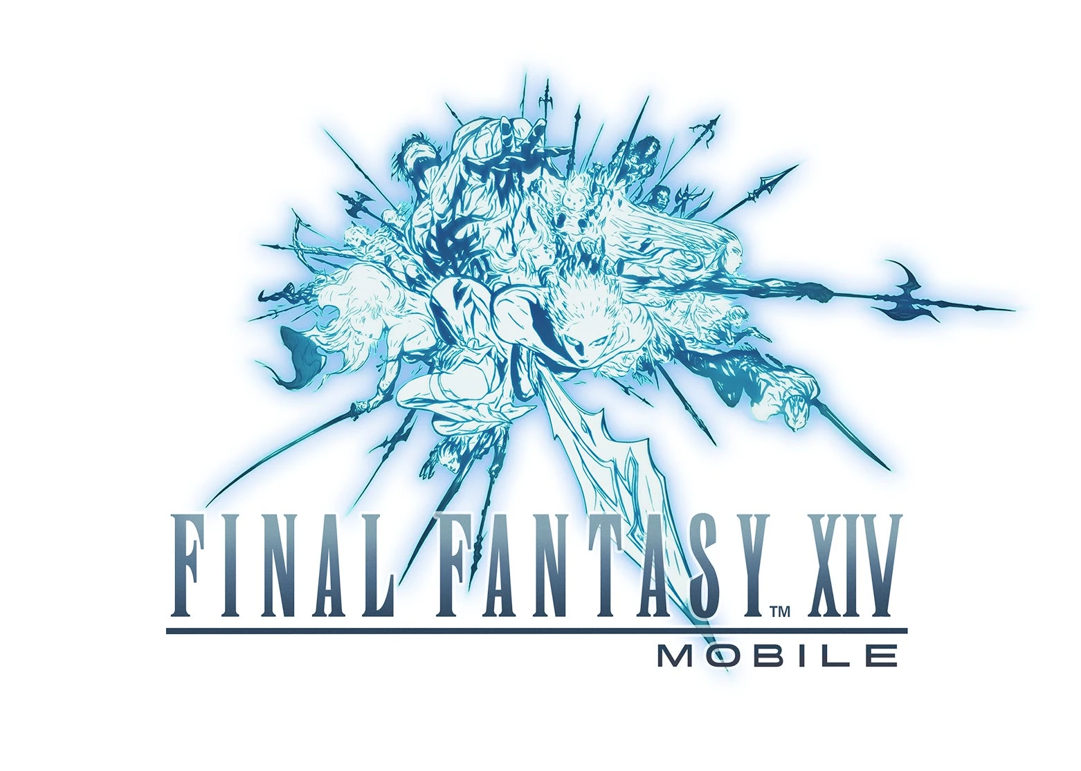 天野喜孝による『ファイナルファンタジーXIV モバイル』のロゴイラスト