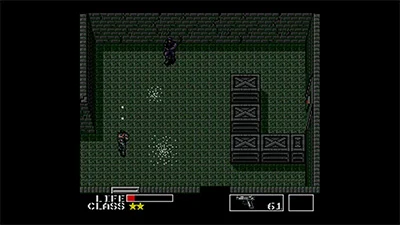 MSX2版『METAL GEAR』のゲーム画面