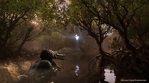 ワニの被り物で湿地に潜む『METAL GEAR SOLID Δ: SNAKE EATER』のジャングル潜入場面