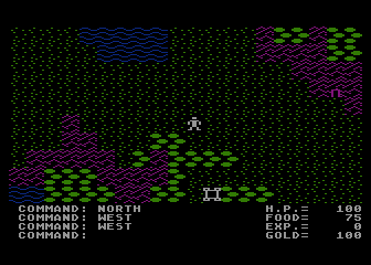 Ultimaのゲーム画面