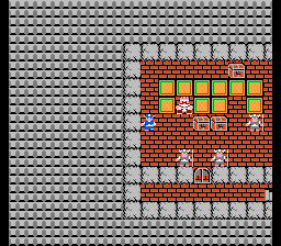 北米NES版Dragon Warriorのゲーム画面