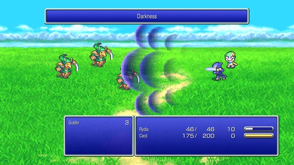 FINAL FANTASY IVピクセルリマスターのゲーム画面
